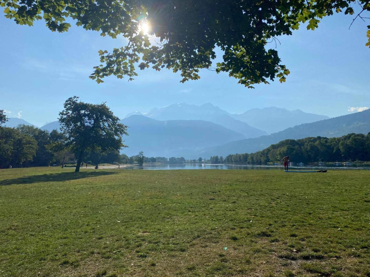 Mobil-Home Agreable Au Pieds Du Lac De Passy Passy  Luaran gambar